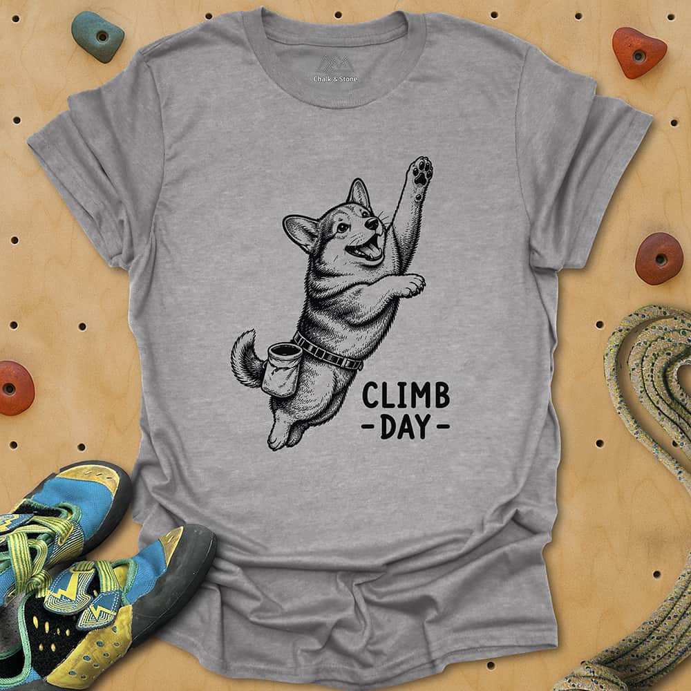 Corgi Climb Day Tee