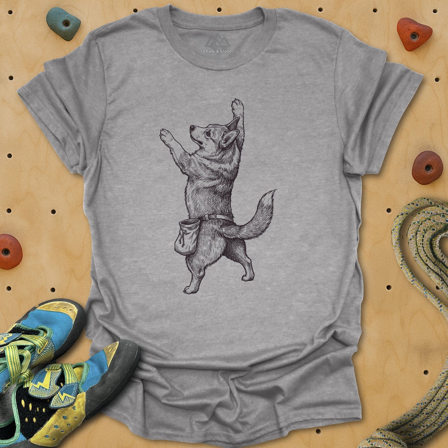 Corgi Static Climb Tee