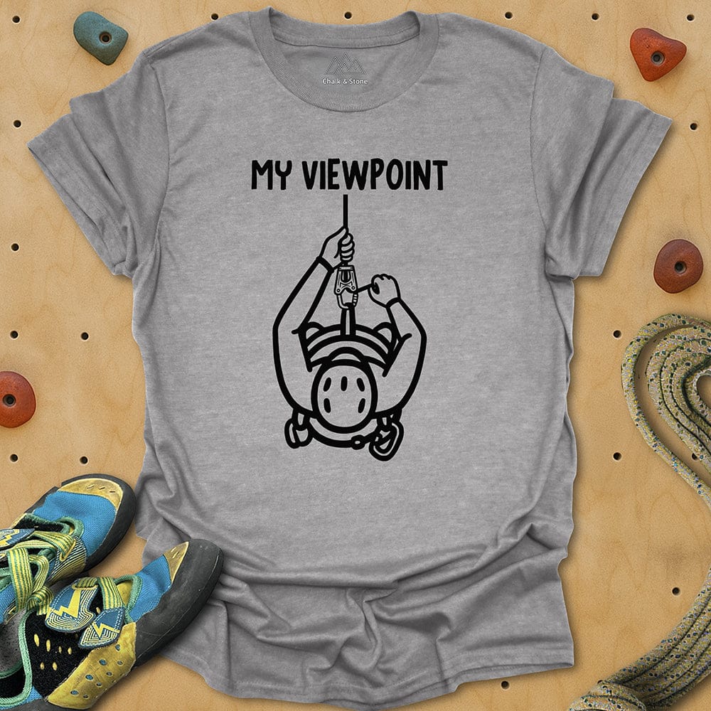 Top Down Belayer View Tee
