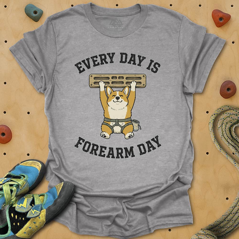 Corgi Forearm Day Tee