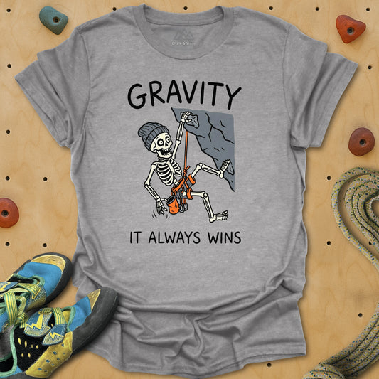Skeleton Gravity Wins Tee