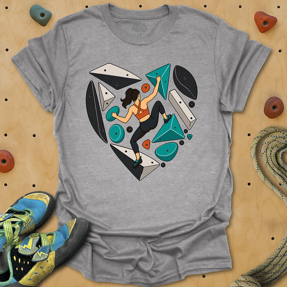 Heart Spray Wall Tee
