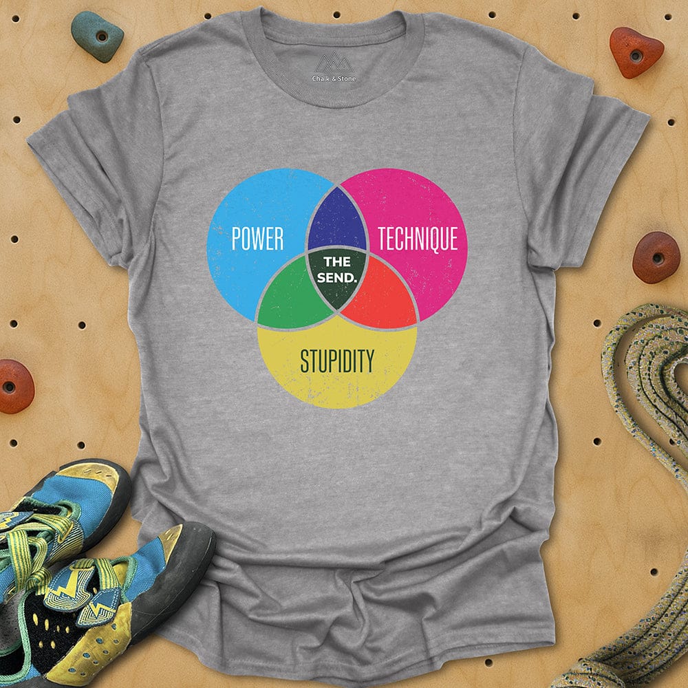 Power Technique Stupidity Send Tee