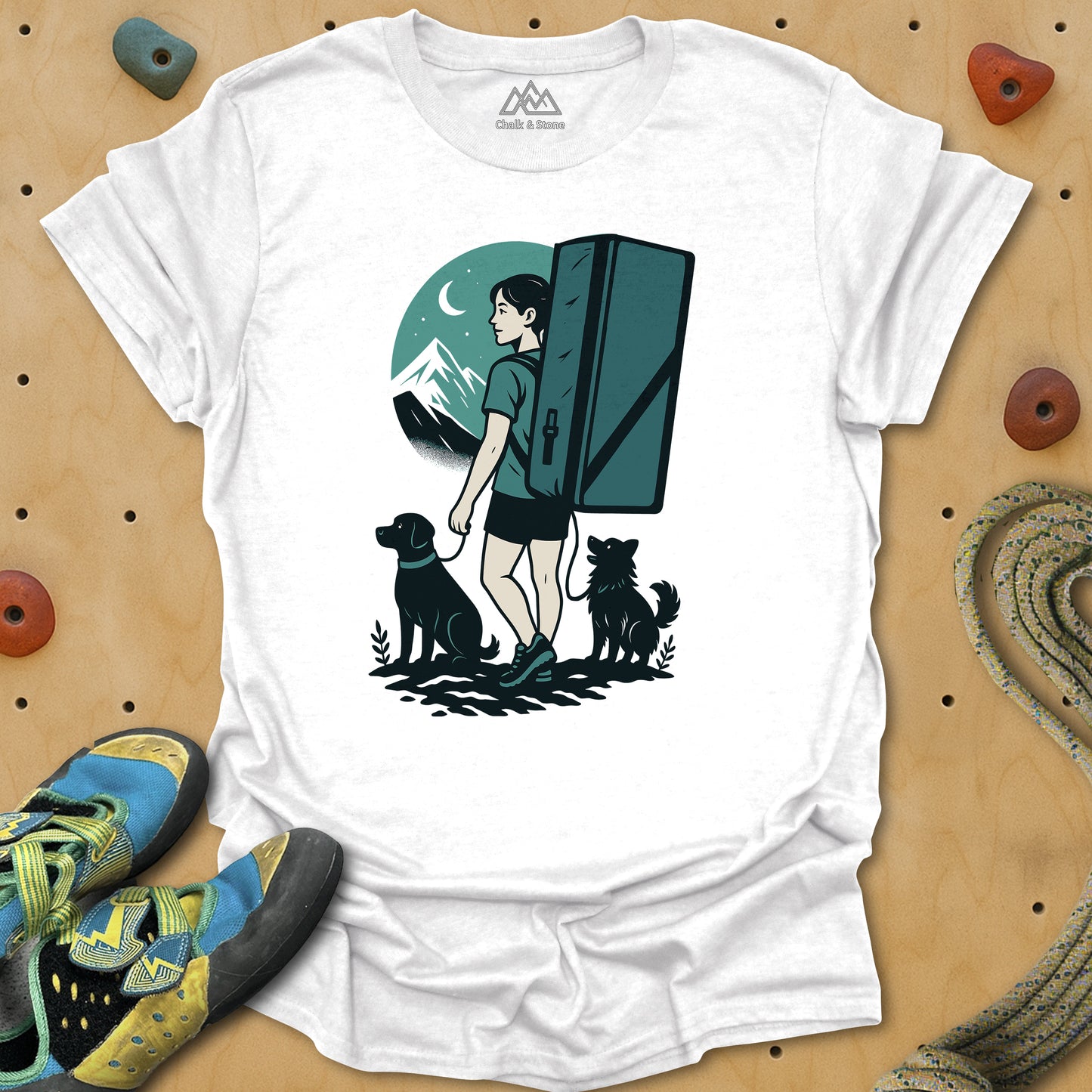 Boulder Approach Dog Tee