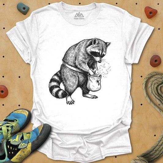 Raccoon Chalk Bagging Tee