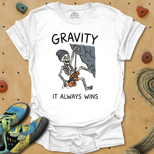 Skeleton Gravity Wins Tee