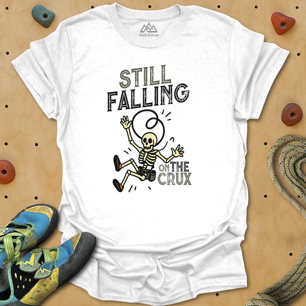 Falling On The Crux Skeleton Tee