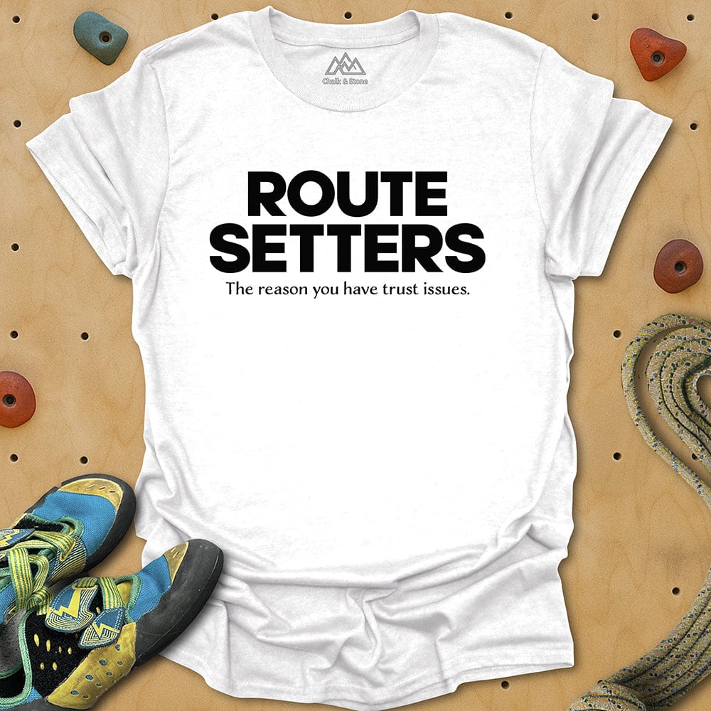 Route Setters Text Tee