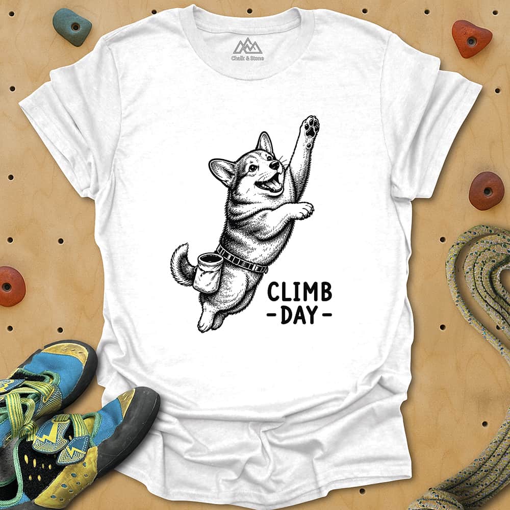 Corgi Climb Day Tee
