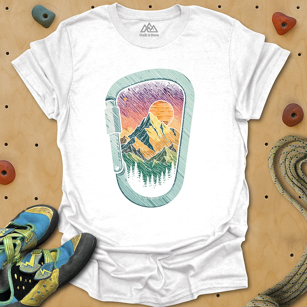 Mountain Range Carabiner 5 Tee