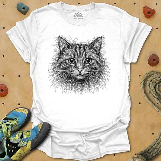 Scribble Cat Tee