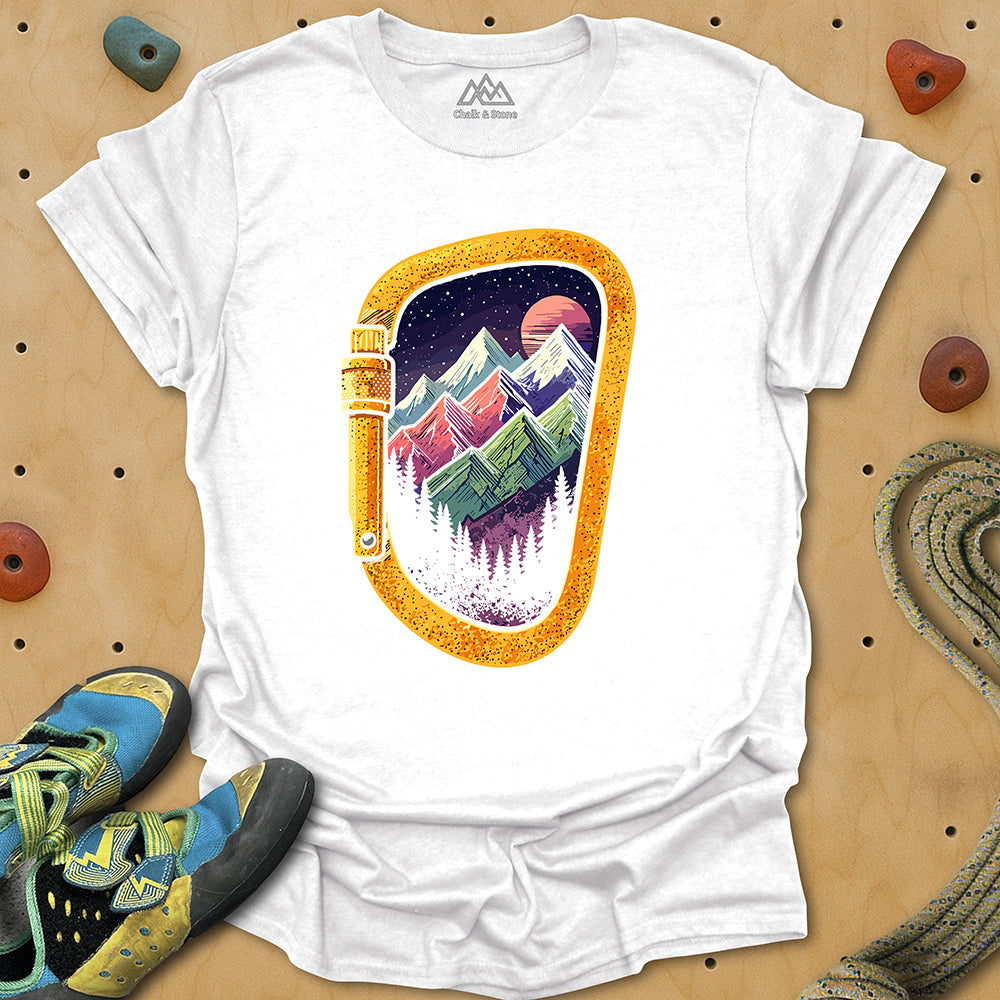 Mountain Range Carabiner 4 Tee