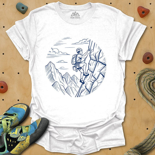 Climbing Swirled Line 2 Tee