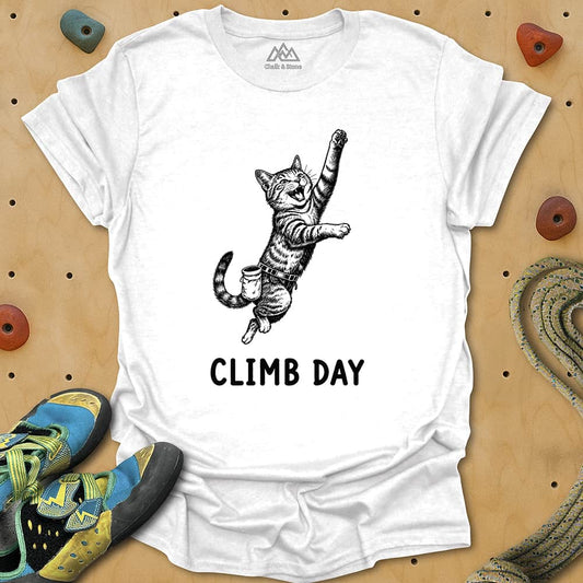 Climbing Cat Day Tee