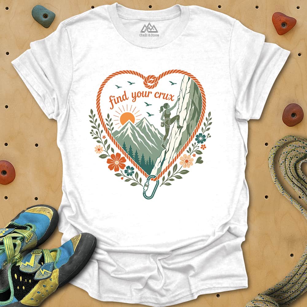 Find Your Crux Heart Tee