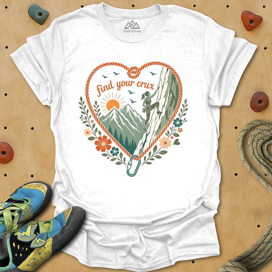Find Your Crux Heart Tee