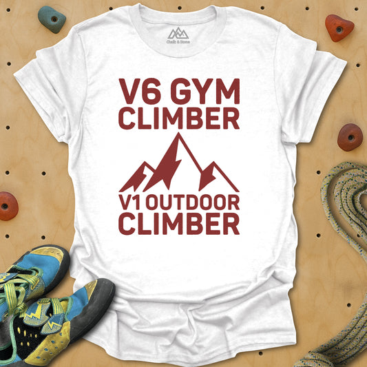 V6 Gym V1 Outdoor Tee