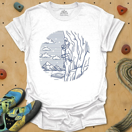 Bouldering Swirled Line 2 Tee
