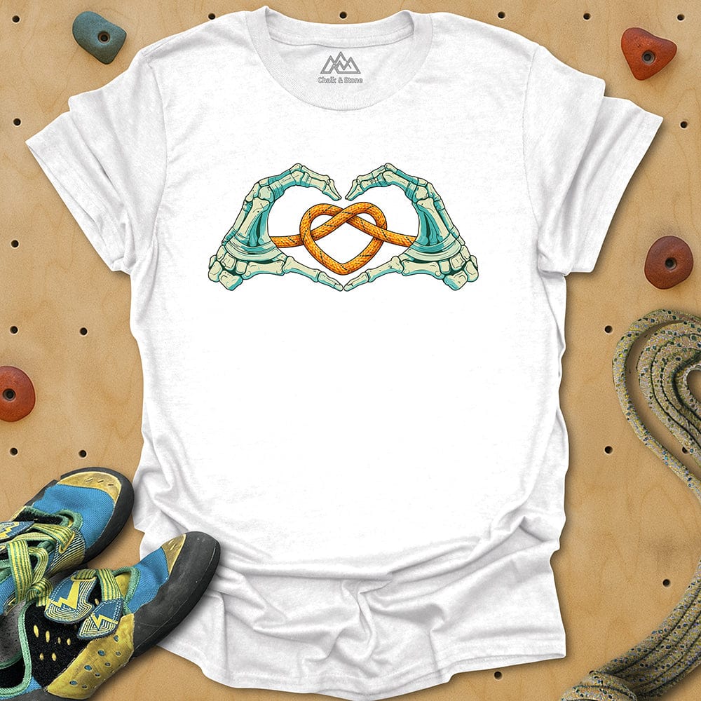 Skeleton Hands Heart Tee