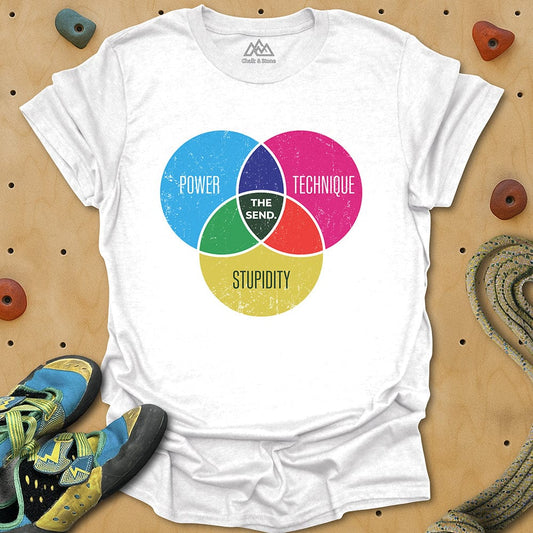 Power Technique Stupidity Send Tee