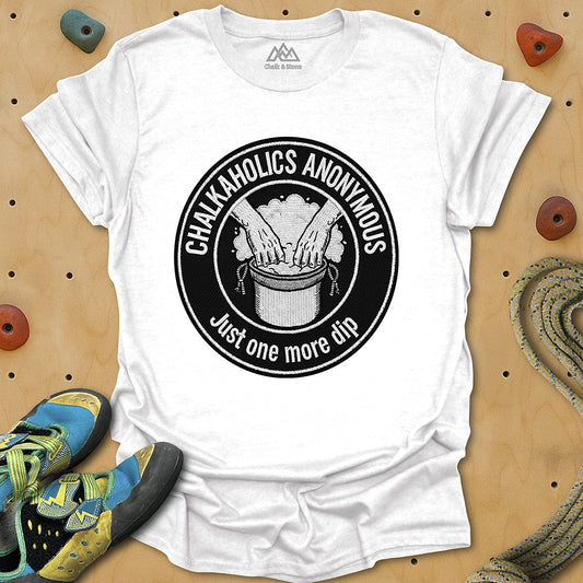 Chalkaholics Anonymous Patch Tee