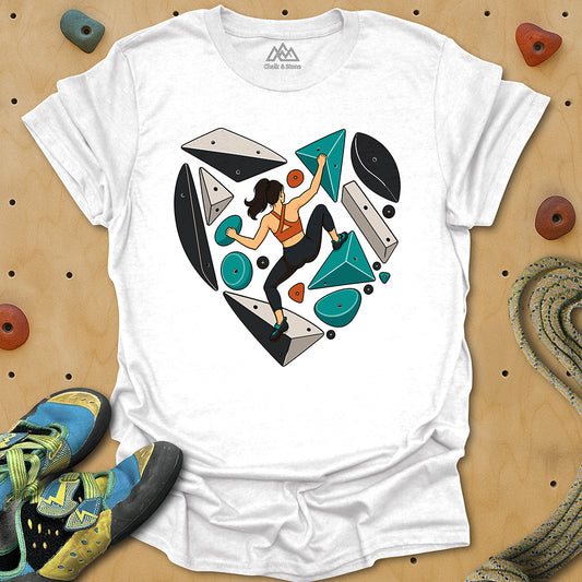 Heart Spray Wall Tee