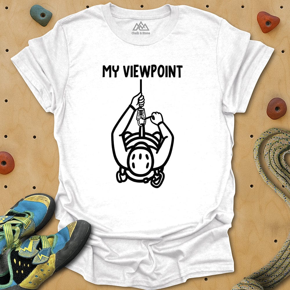 Top Down Belayer View Tee