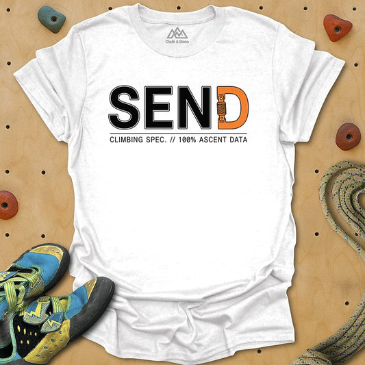 Send Climbing Spec Tee