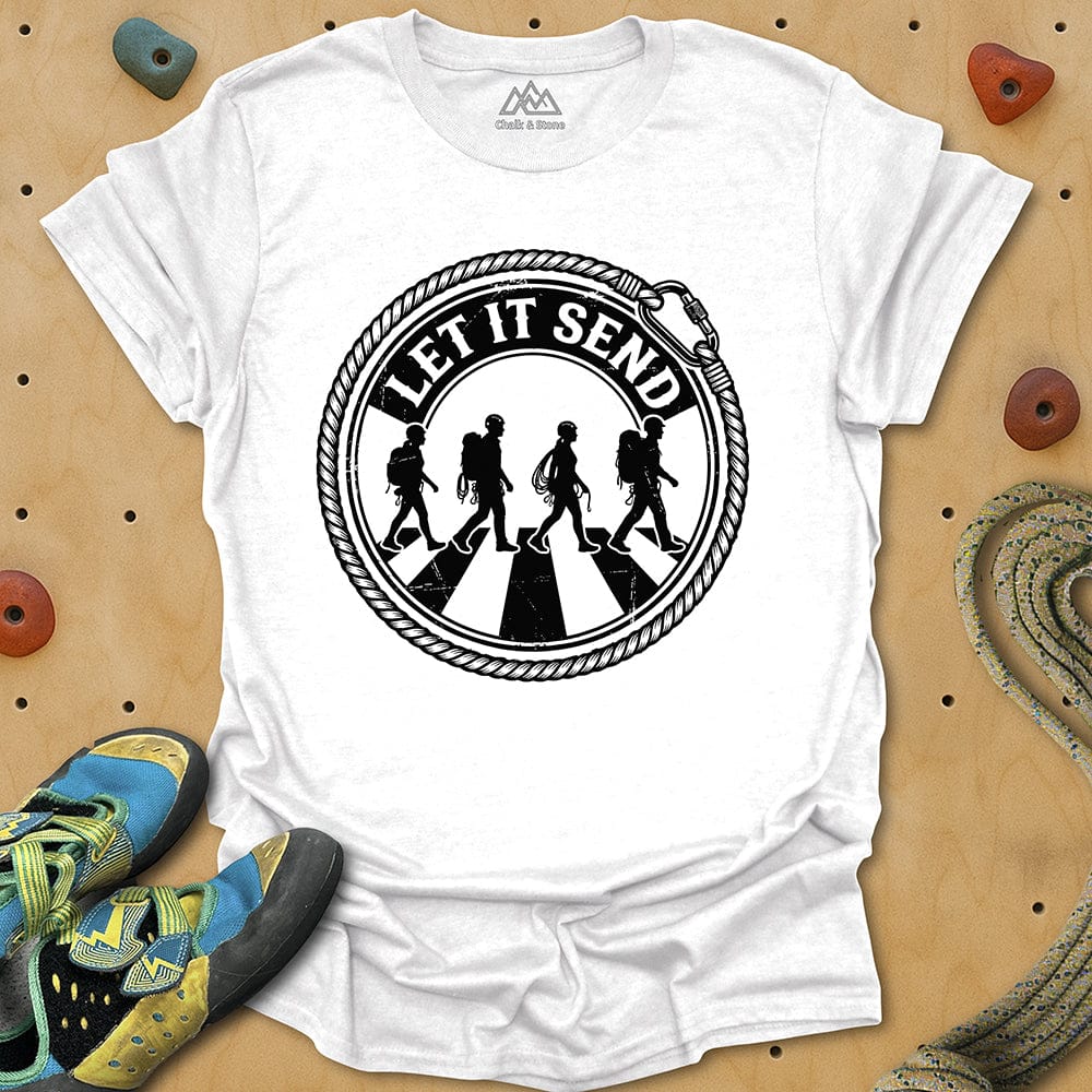 Let It Send Badge Tee