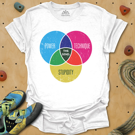 Power Technique Stupidity Send Tee