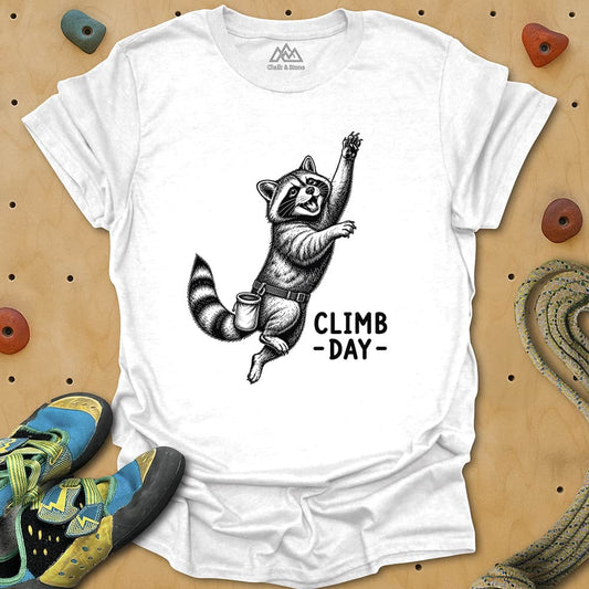 Raccoon Climb Day Tee