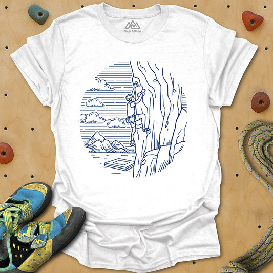 Bouldering Swirled Line 2 Tee